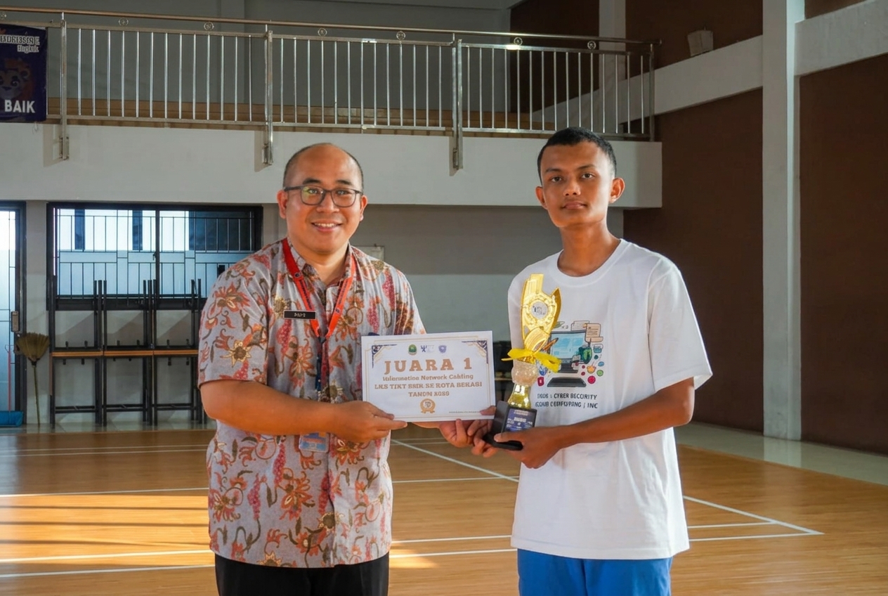 Juara 1 LKS Tingkat Kota "Information Network Cabling"